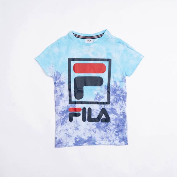 Camisetas Manga Corta Fila Niños Turquesa - Stacker - España 031847XAK